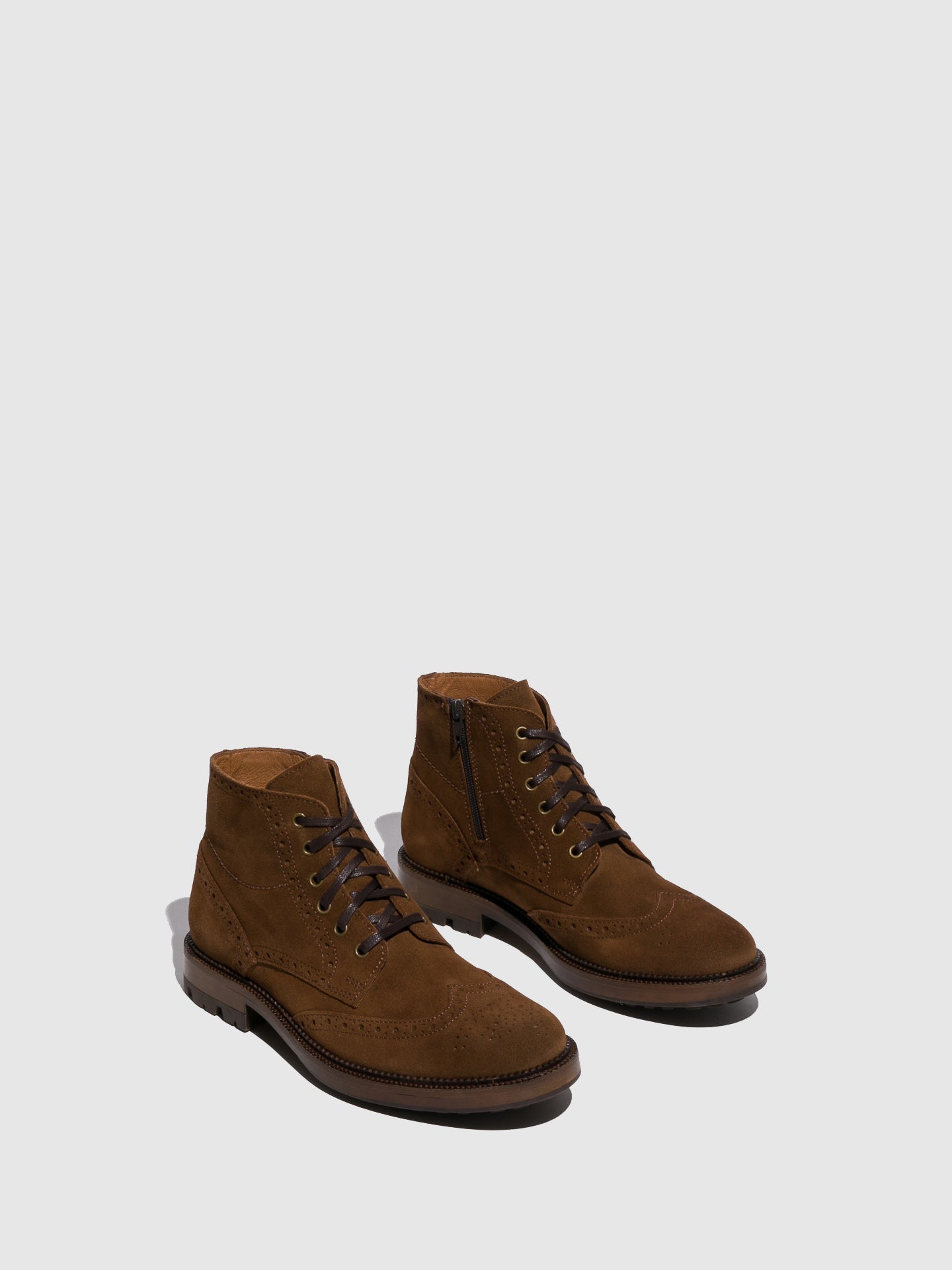 Foreva Botas com Atacadores em Camel